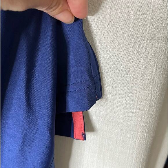 Peter Millar Blue Stripe Summer Comfort Polo Shirt Size Large - Picture 5 of 6